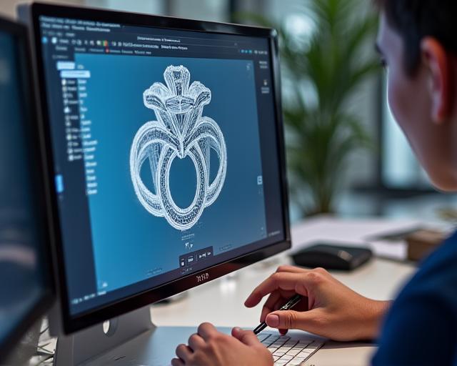 3Dジュエリーデザインプロセス